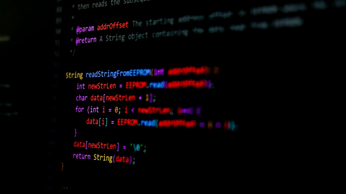 Terminal window showing code output on a dark screen