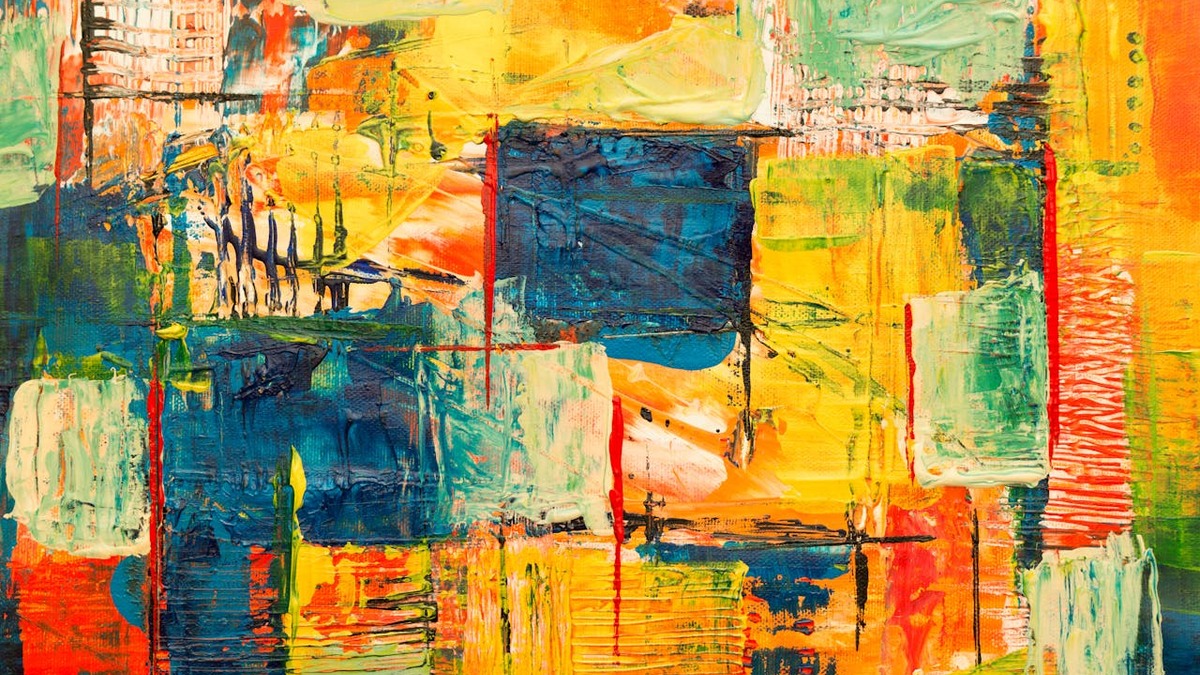 Colorful abstract digital art representing diverse AI model outputs
