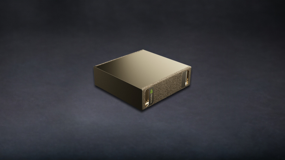 The NVIDIA DGX Spark compact desktop AI supercomputer