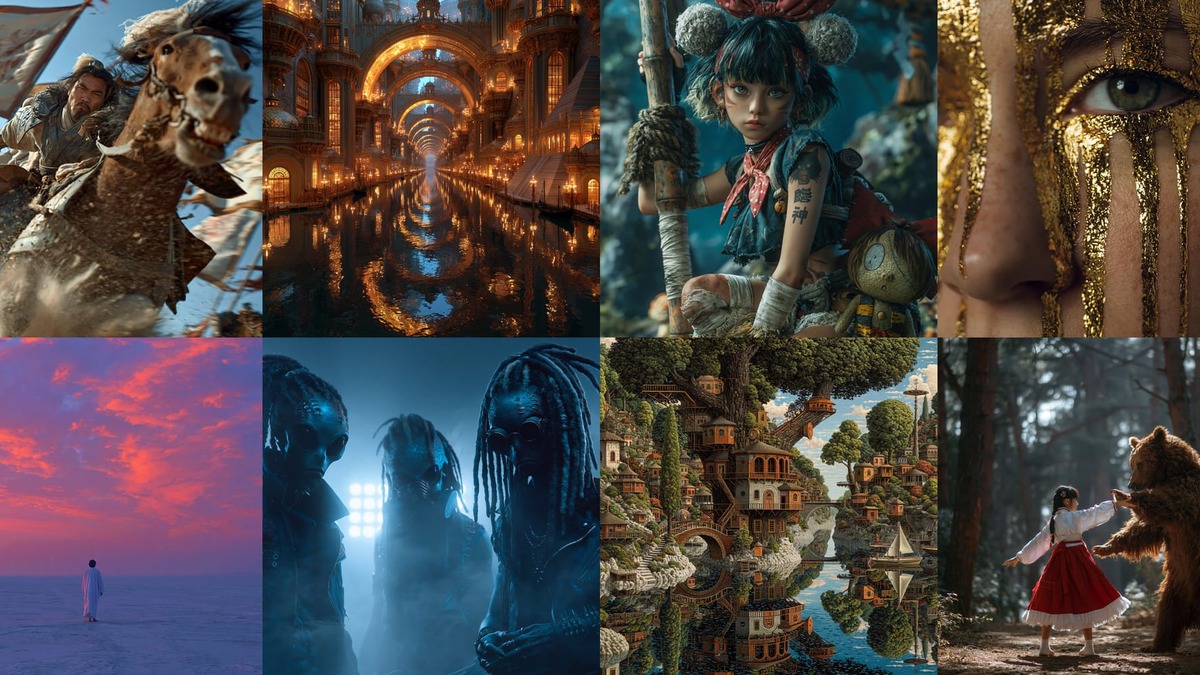 Midjourney v8.1 sample output showing HD quality image