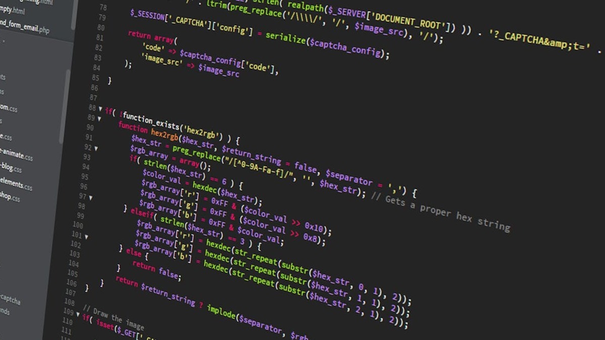 Code on screen representing API function calls and tool schemas