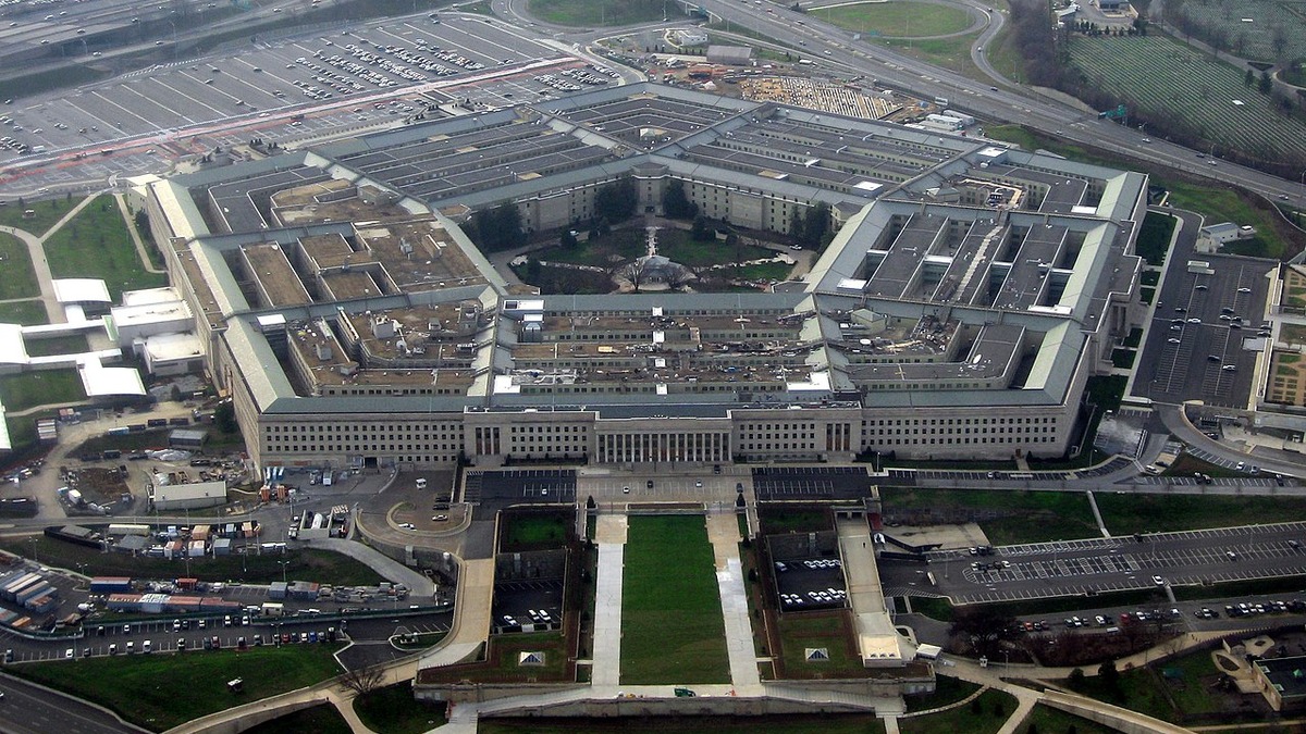 The Pentagon building in Arlington, Virginia