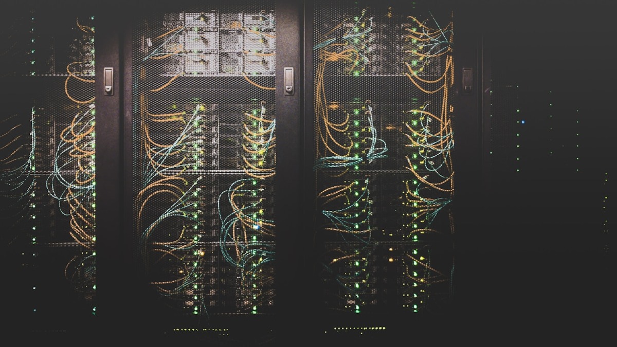 Server racks in a data center representing Microsoft Azure infrastructure capacity