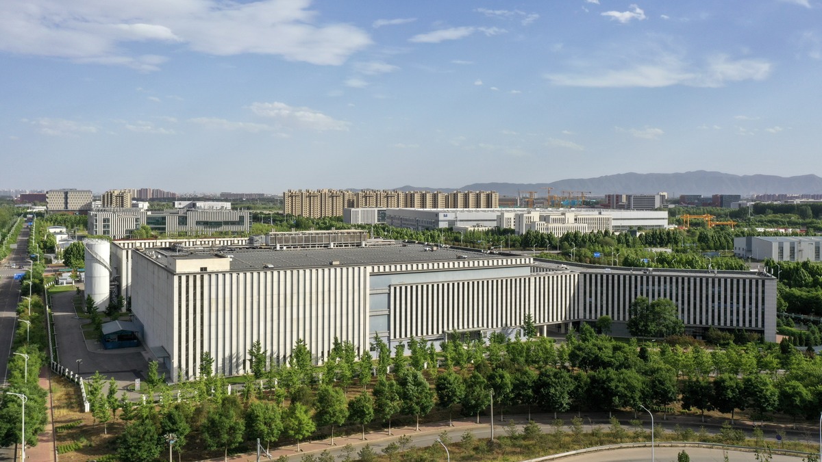 Interior of the China National Petroleum Corporation data center - the kind of infrastructure Chinese AI firms need to fill with compute