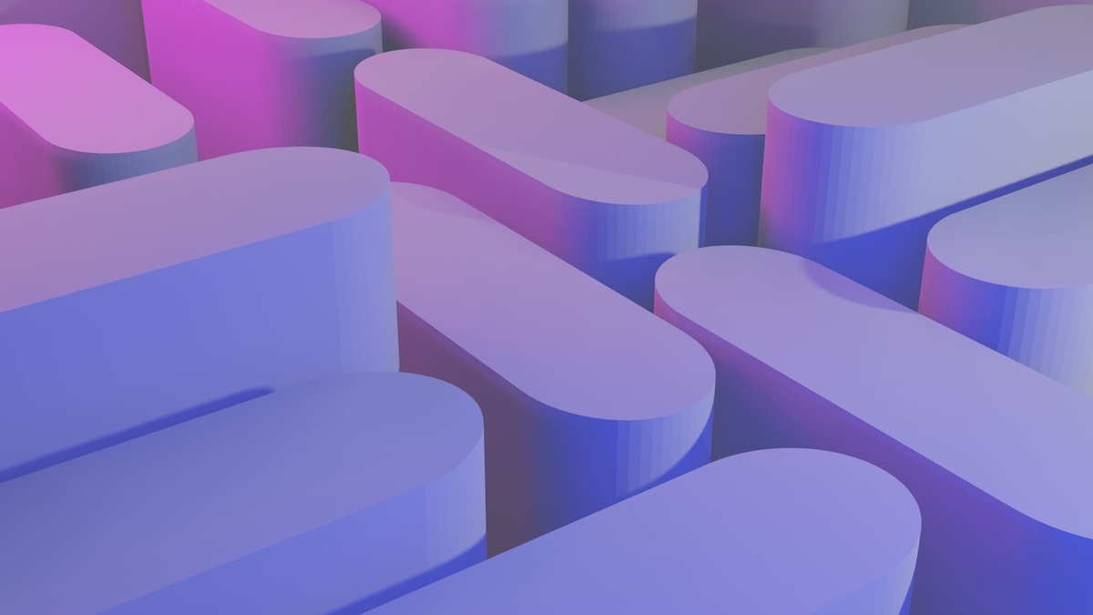 Graphic design tools and illustration workspace with colorful elements on screen